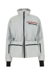 PRADA PRADA WOMAN CHALK POLYESTER JACKET