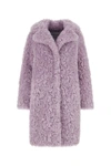 STAND STUDIO STAND STUDIO WOMAN LILAC CAMILLE COCOON ECO FUR COAT
