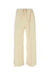 THE ROW THE ROW WOMAN IVORY SILK BLEND PANT