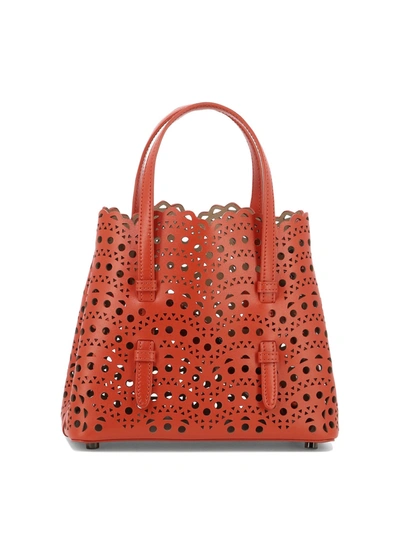 Alaïa Mina 20 Bag In Red