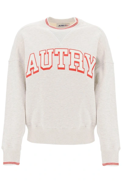 AUTRY AUTRY OVERSIZED VARSITY SWEATSHIRT