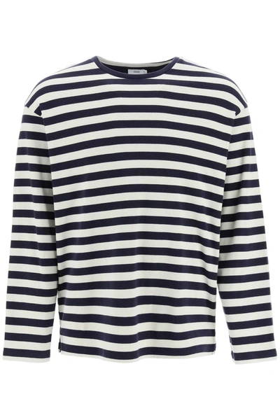 Closed Striped Organic Cotton T-shirt In Mixed Colours