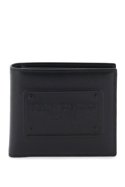 Dolce & Gabbana Black Card-holder With Quilted Logo