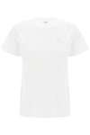 Isabel Marant Étoile Isabel Marant Etoile Aby Regular Fit T-shirt In White