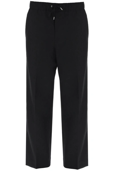 Oamc Pants With Elasticated Waistband In Black