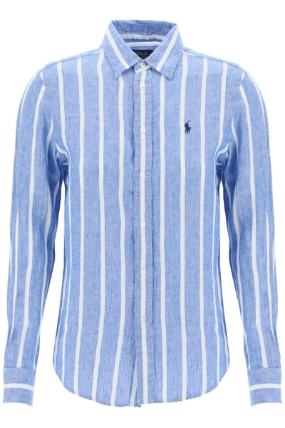 Polo Ralph Lauren Relaxed Fit Linen Shirt In Mixed Colours