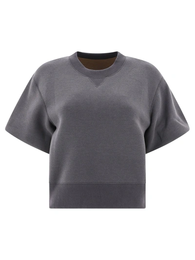 Sacai "sweat Sponge" Sweatshirt In Grey