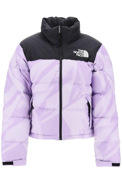 The North Face 1996 Retro Nuptse Down Jacket In Icy Lilac Garment Fold (purple)