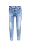 DSQUARED2 DSQUARED2 MID-RISE DISTRESSED SKINNY JEANS