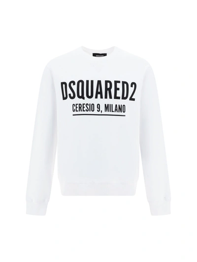 Dsquared2 Ceresio 9 Sweatshirt In White