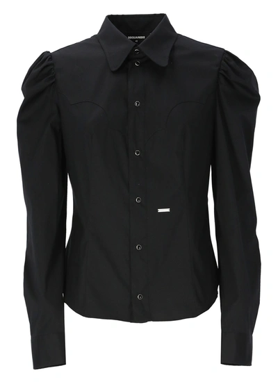 Dsquared2 Cowboy Shirt In Black
