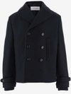 OFF-WHITE OFF-WHITE DOUBLE-BREASTED LONG-SLEEVED PEACOAT