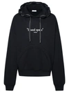 OFF-WHITE OFF-WHITE GIVE ME SPACE BLACK COTTON HOODIE