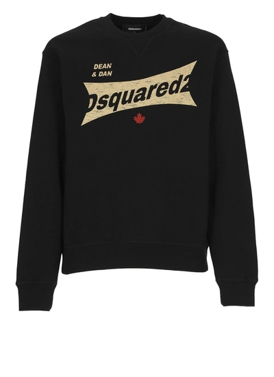 Dsquared2 Cool Fit Crewneck Sweatshirt In Black