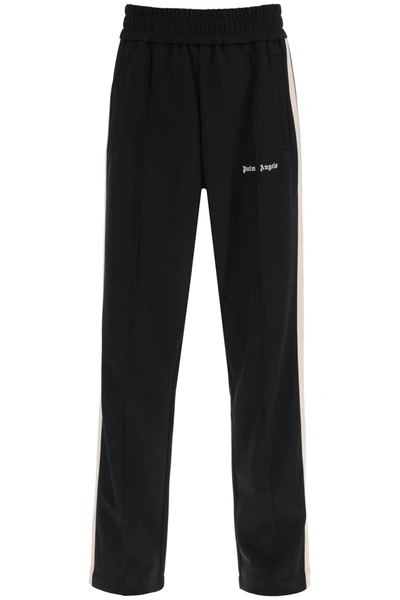 Palm Angels Black Polyester Trousers