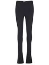 Off-white Off Stamp Sleek Split Legging Black Whit In Black