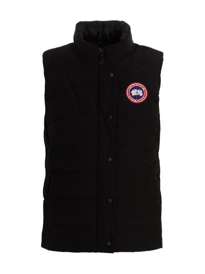 Canada Goose Freestyle Black Nylon Waistcoat