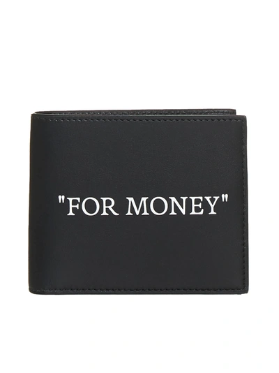 Off-white Wallet In Black Leather