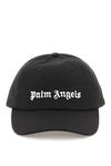 PALM ANGELS PALM ANGELS BLACK CLASSIC LOGO BASEBALL CAP