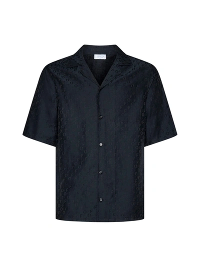 Off-white Off Ao Jacq Silkcot Holiday Shirt In Black No C