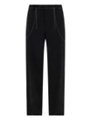 OFF-WHITE OFF-WHITE TAILORED STRAIGHT LEG TROUSERS IN BLACK