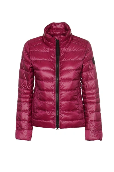 Canada Goose Hooded Down Jacket In City Magenta