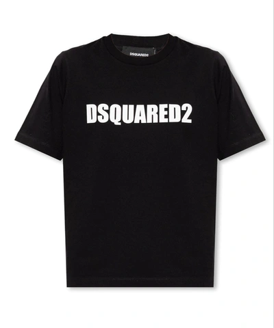 DSQUARED2 DSQUARED2 LOGO PRINTED CREWNECK T-SHIRT