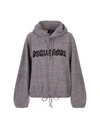 DSQUARED2 DSQUARED2 D2 ONION HOODIE IN GREY