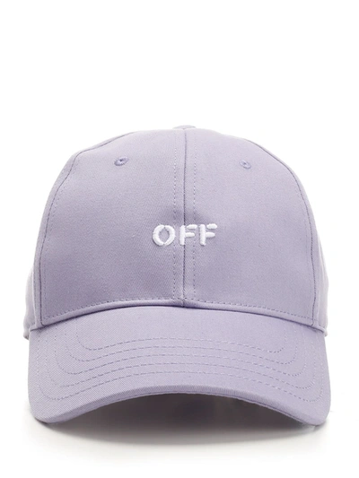 Off-white Off-stamp Baseball Cap In Lillac