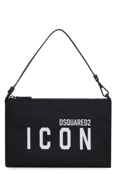 Dsquared2 Be Icon Nylon Pouch In M436