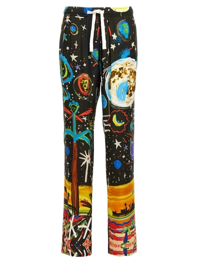 Palm Angels Starry Night Pants In Multicolor