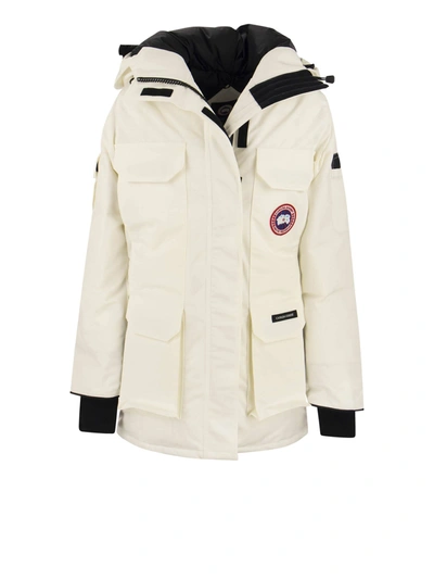 Canada Goose Expedition Parka Wintercoat In North Star White