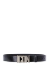 Dsquared2 Logo Buckle Belt In Nero/palladio