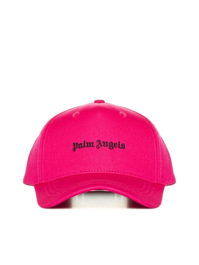 Palm Angels Classic Logo Cap In Pink