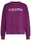 Palm Angels Slogan-print Sweatshirt In Purple