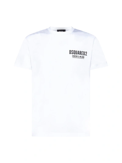 Dsquared2 Mini Logo Ceresio 9 T-shirt In White