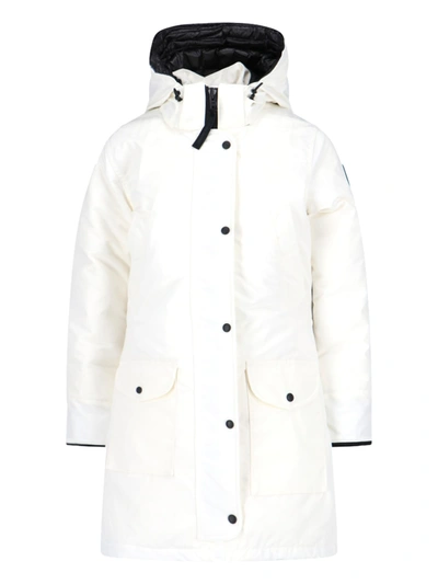 CANADA GOOSE CANADA GOOSE TRILLIUM WHITE NYLON PARKA