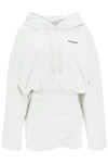 OFF-WHITE OFF-WHITE FOR ALL MINI HOODED SWEATDRESS