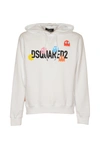 DSQUARED2 DSQUARED2 WHITE PAC-MAN COOL HOODIE