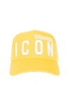 DSQUARED2 DSQUARED2 BE ICON YELLOW BASEBALL CAP