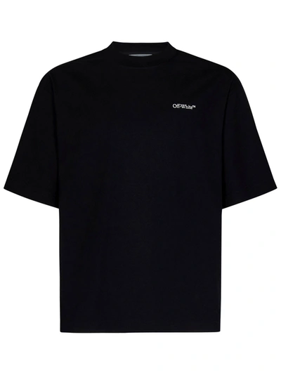 OFF-WHITE OFF-WHITE T-SHIRT IN BLACK COTTON