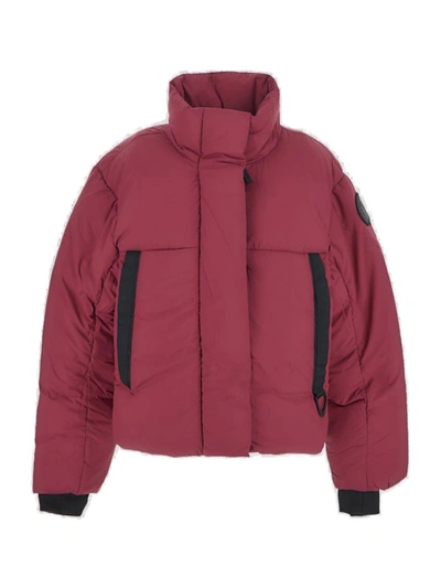 Canada Goose Junction Cropped Down Jacket In Purple