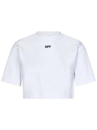 Off-white T-shirt In White Cotton