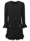 Dsquared2 Ruffle-cuff Minidress In Black