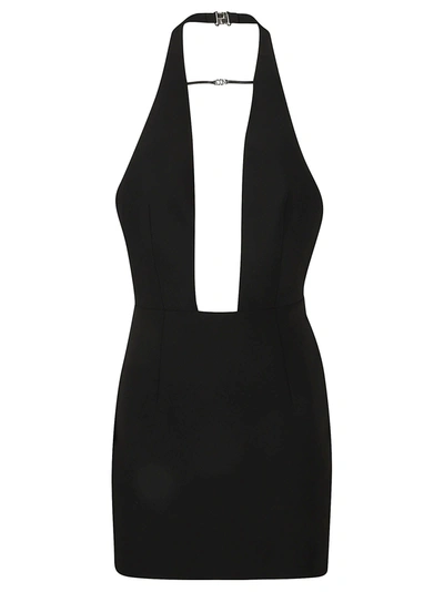 Dsquared2 Icon Leather Trim Dress In 900