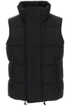 DSQUARED2 DSQUARED2 BLACK PADDED GILET WITH LOGO