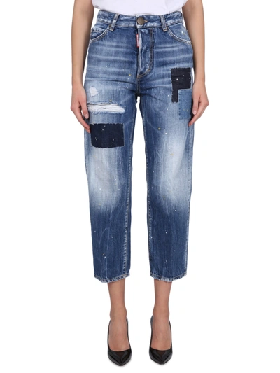 Dsquared2 Boston Jeans In Blue