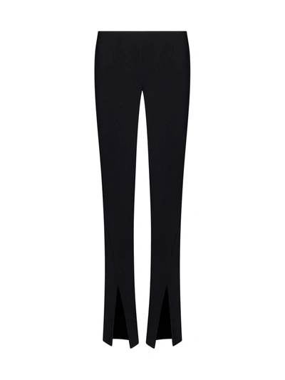 Dsquared2 Strap-detail Flared Trousers In Black