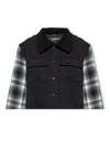 DSQUARED2 DSQUARED2 BLACK ICON TEDDY BOMBER JACKET