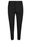 DSQUARED2 DSQUARED2 LOGO PATCH SLIM-CUT CROPPED TROUSERS